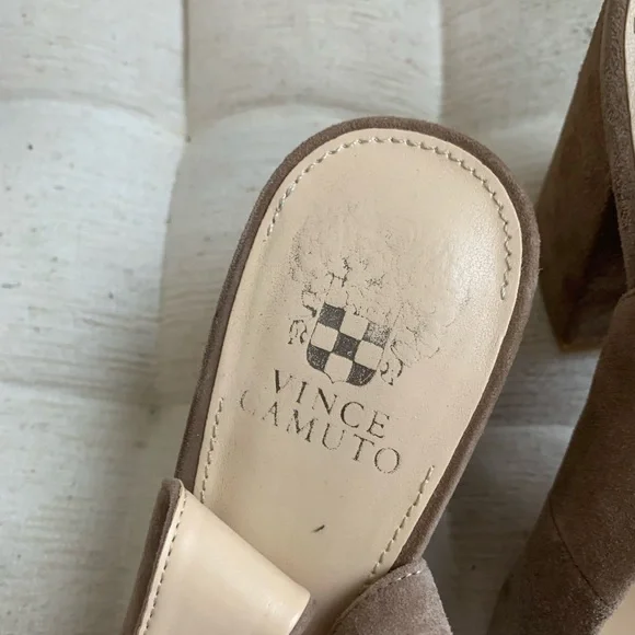 Vince Camuto Suede Sling Back Heel - Picture 6 of 8